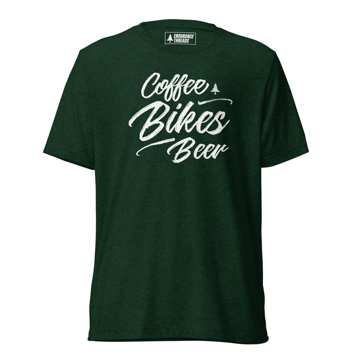 Coffee Bikes Beer Tri - Blend Tee - Unisex - Endurance Threads