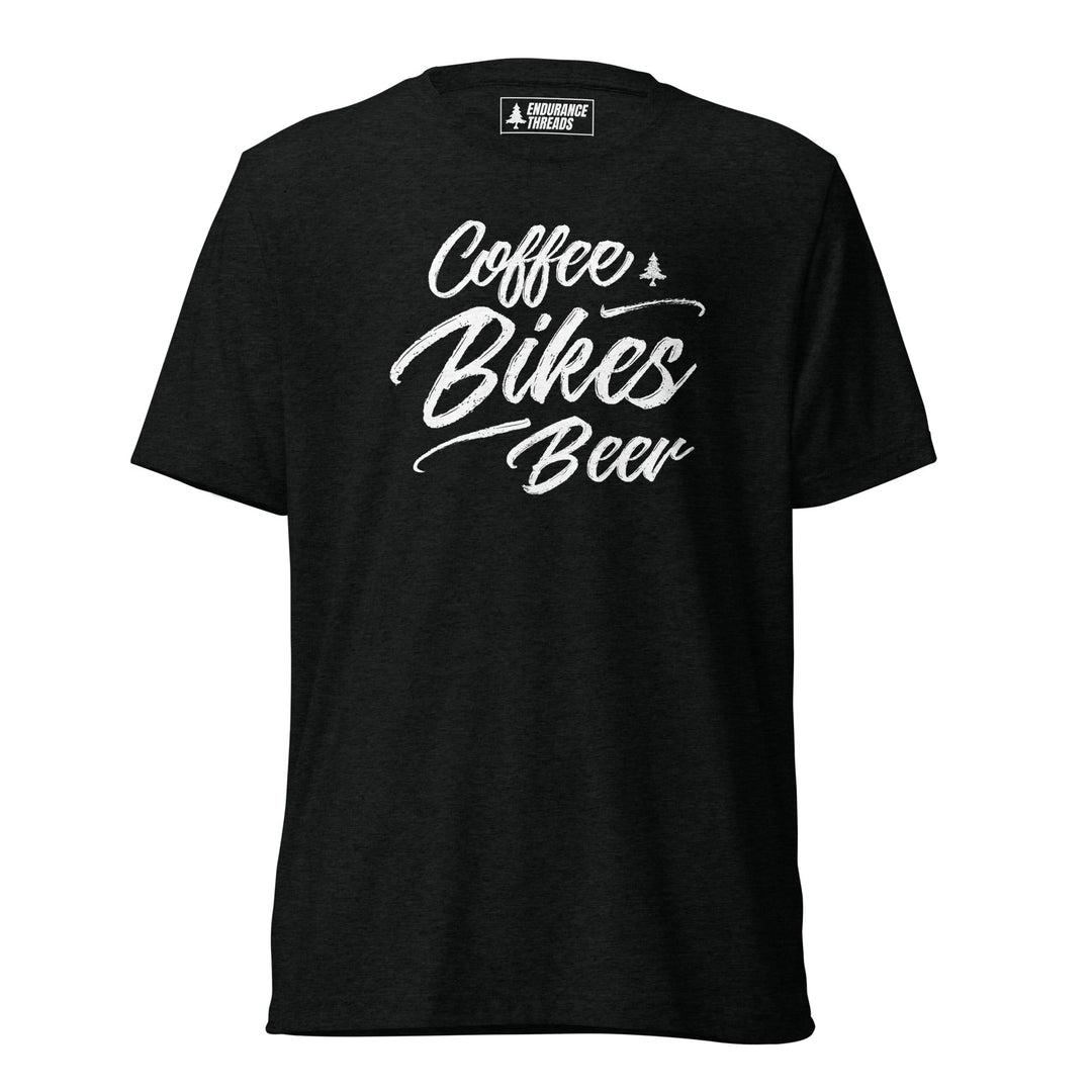 Coffee Bikes Beer Tri - Blend Tee - Unisex - Endurance Threads