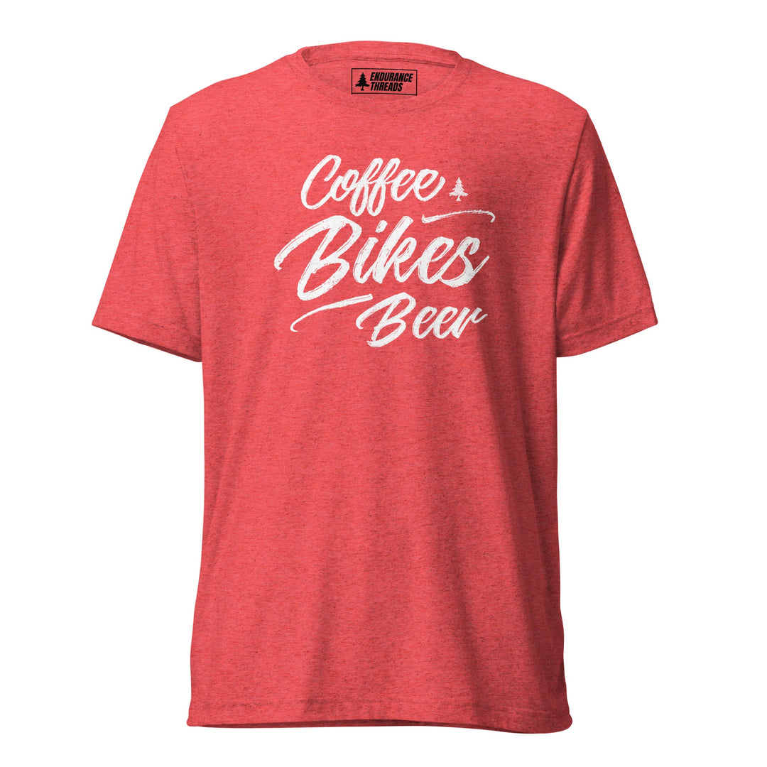 Coffee Bikes Beer Tri - Blend Tee - Unisex - Endurance Threads