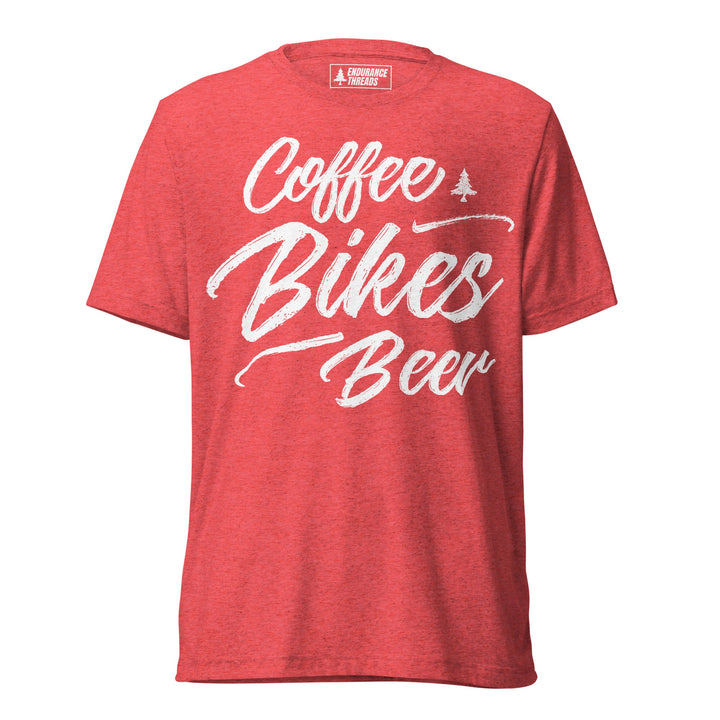 Coffee Bikes Beer Tri - Blend Tee - Unisex - Endurance Threads