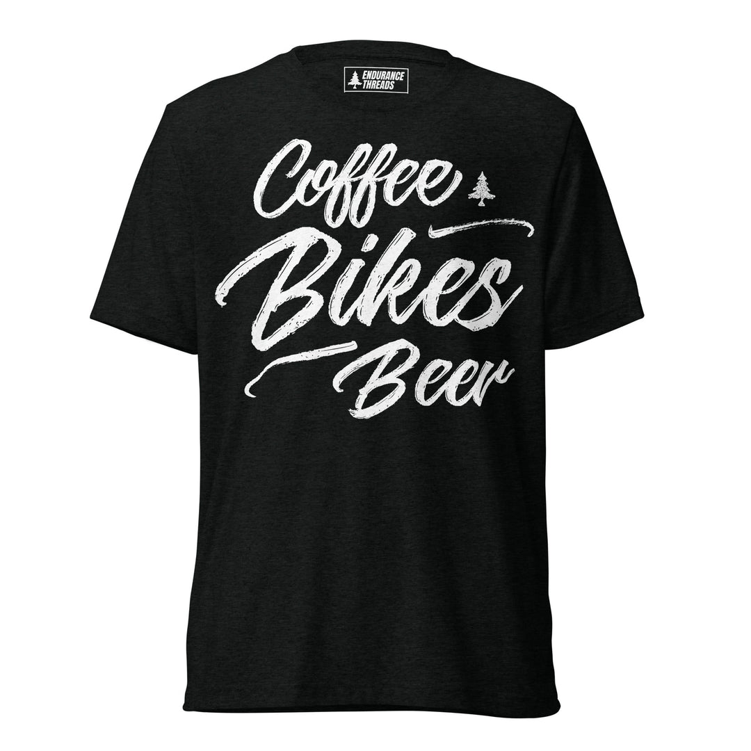 Coffee Bikes Beer Tri - Blend Tee - Unisex - Endurance Threads
