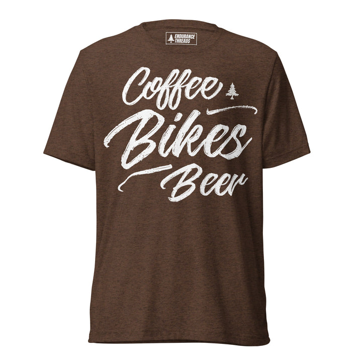 Coffee Bikes Beer Tri - Blend Tee - Unisex - Endurance Threads