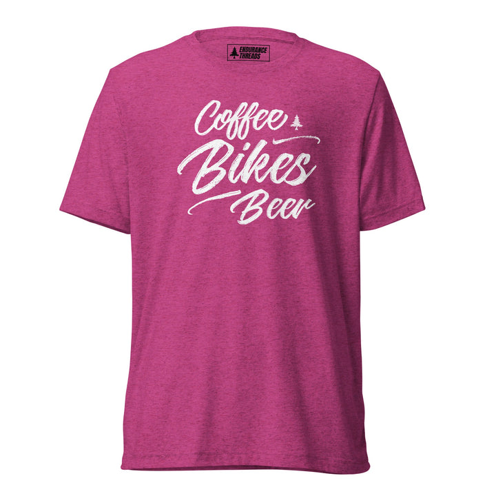 Coffee Bikes Beer Tri - Blend Tee - Unisex - Endurance Threads