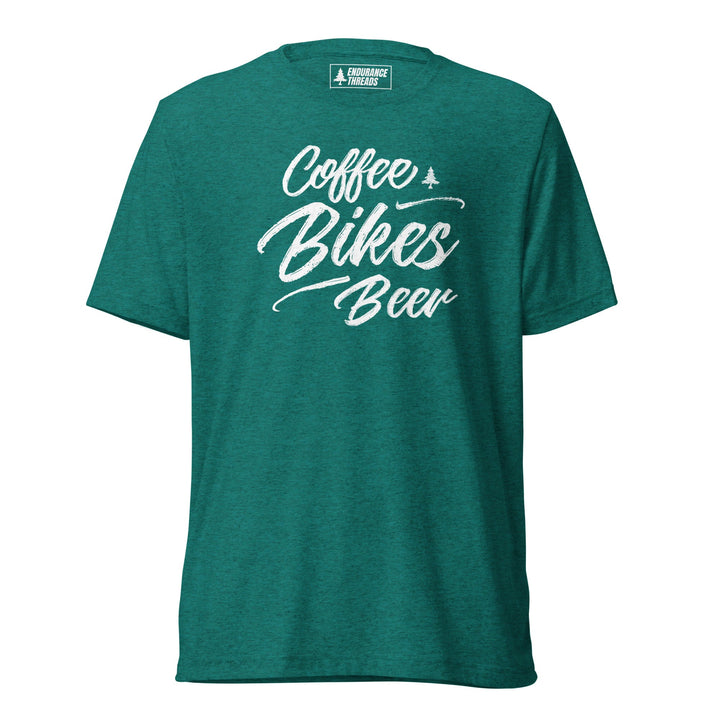 Coffee Bikes Beer Tri - Blend Tee - Unisex - Endurance Threads