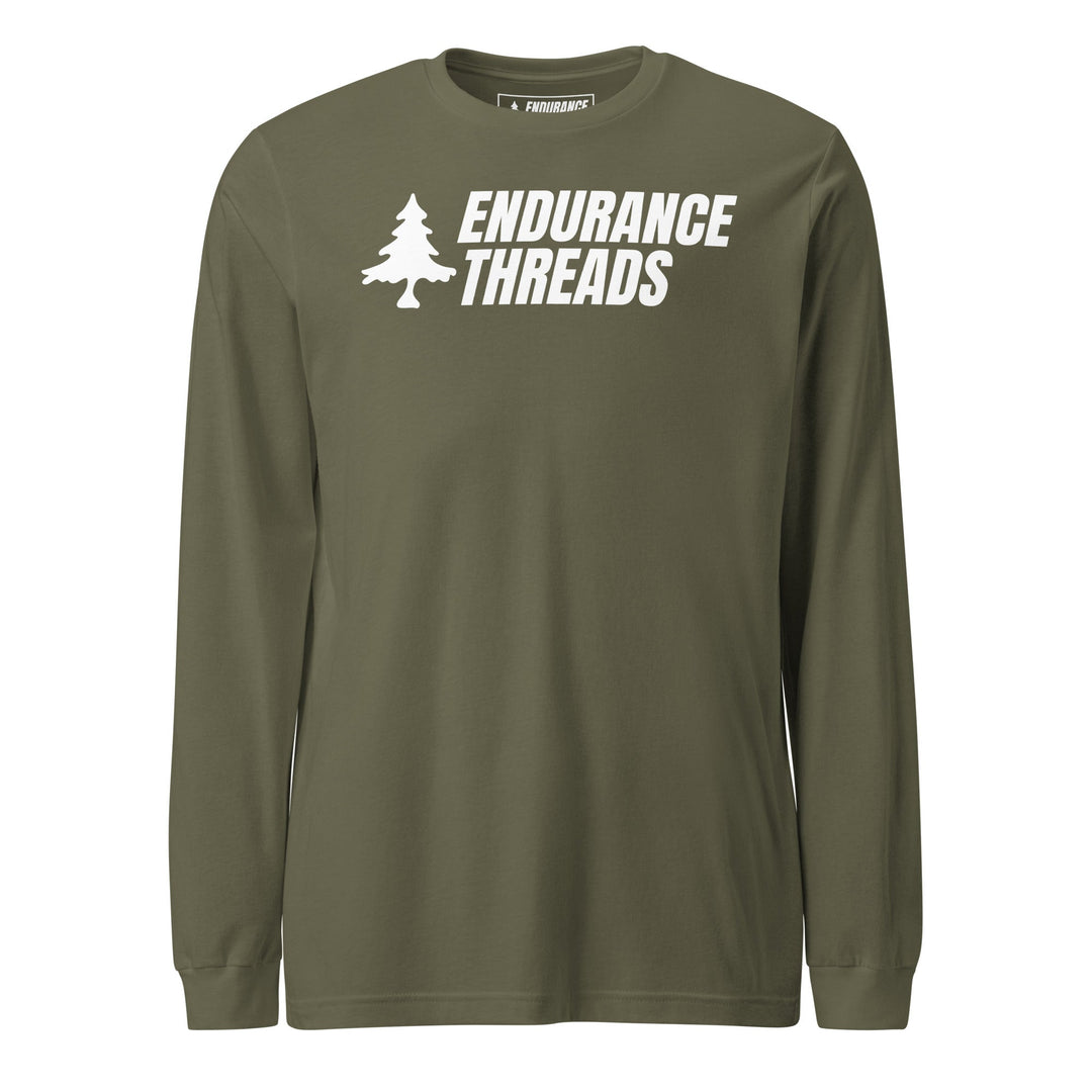 ETNE Billboard Wht Logo LS Tee - Unisex - Endurance Threads