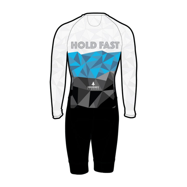 Hold Fast White Pro RDO LS Skinsuit (Pre - Order) - Endurance Threads