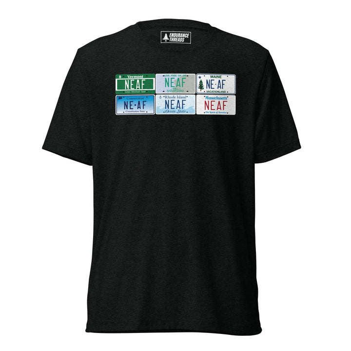 NEAF 6 States License Plates Tri - Blend Tee - Unisex - Endurance Threads