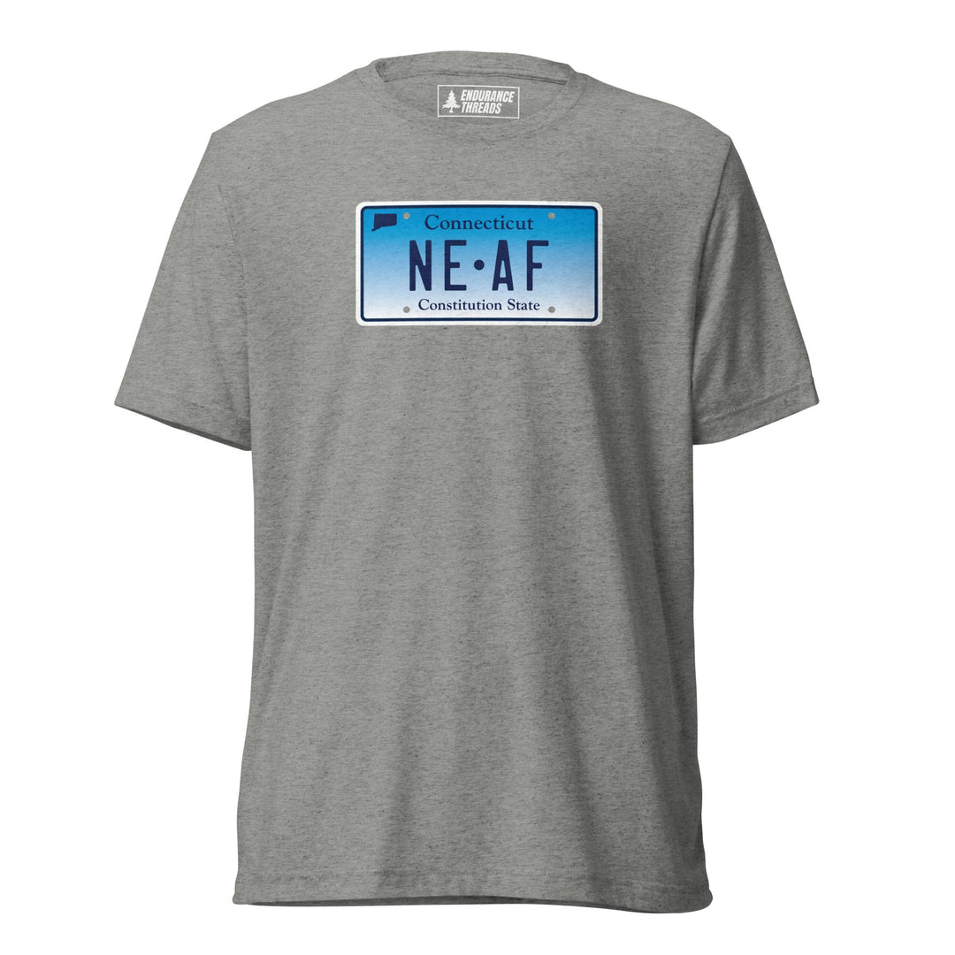 NEAF CT License Plate Tri - Blend Tee - Unisex - Endurance Threads