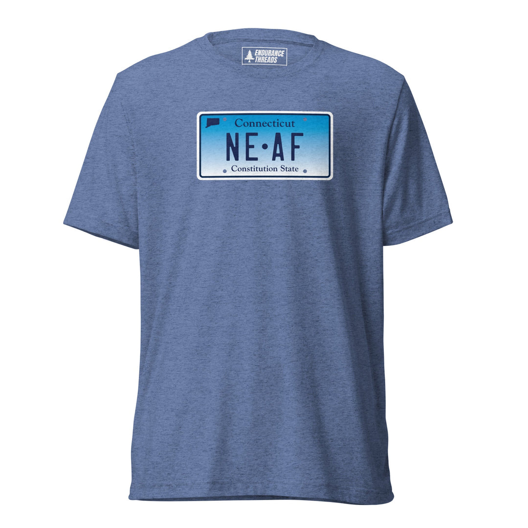 NEAF CT License Plate Tri - Blend Tee - Unisex - Endurance Threads