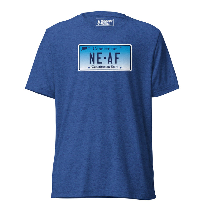 NEAF CT License Plate Tri - Blend Tee - Unisex - Endurance Threads