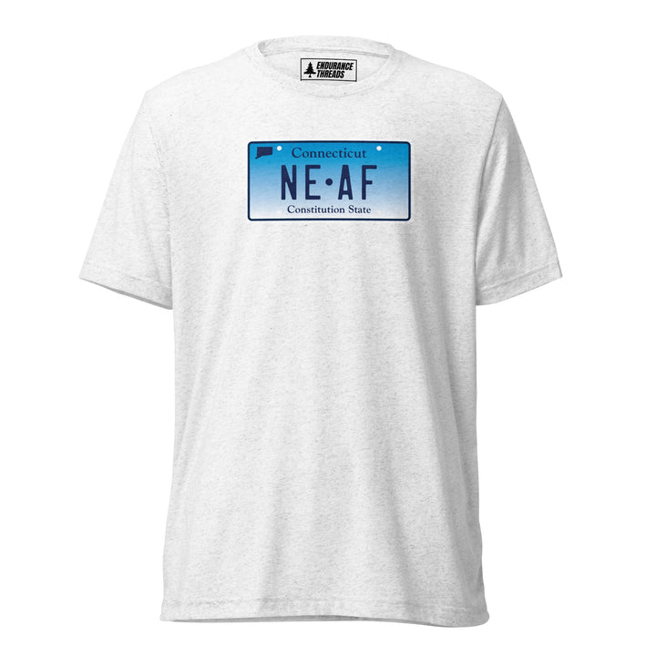 NEAF CT License Plate Tri - Blend Tee - Unisex - Endurance Threads