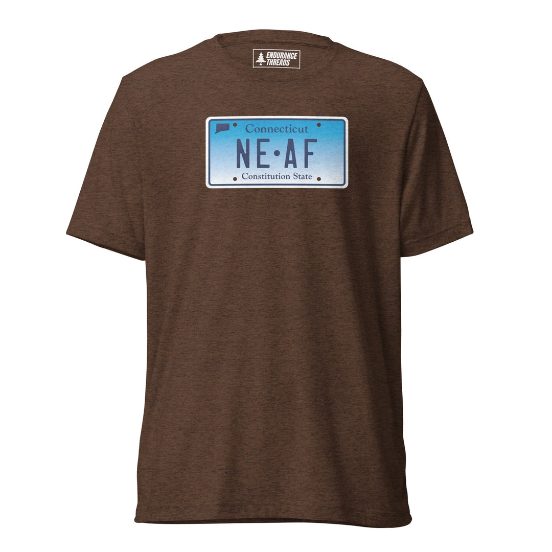 NEAF CT License Plate Tri - Blend Tee - Unisex - Endurance Threads