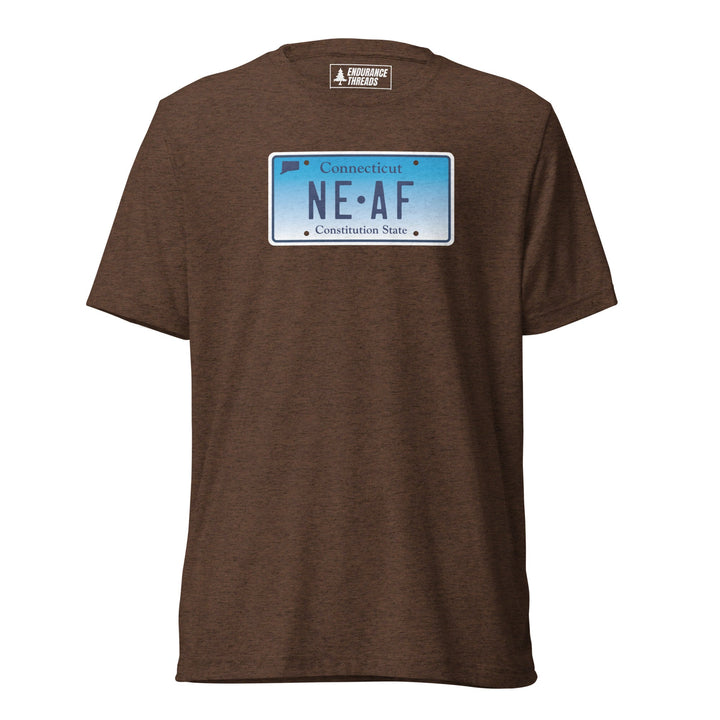 NEAF CT License Plate Tri - Blend Tee - Unisex - Endurance Threads