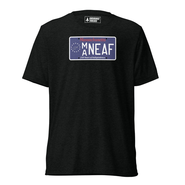 NEAF MA 1776 License Plate Tri - Blend Tee - Unisex - Endurance Threads