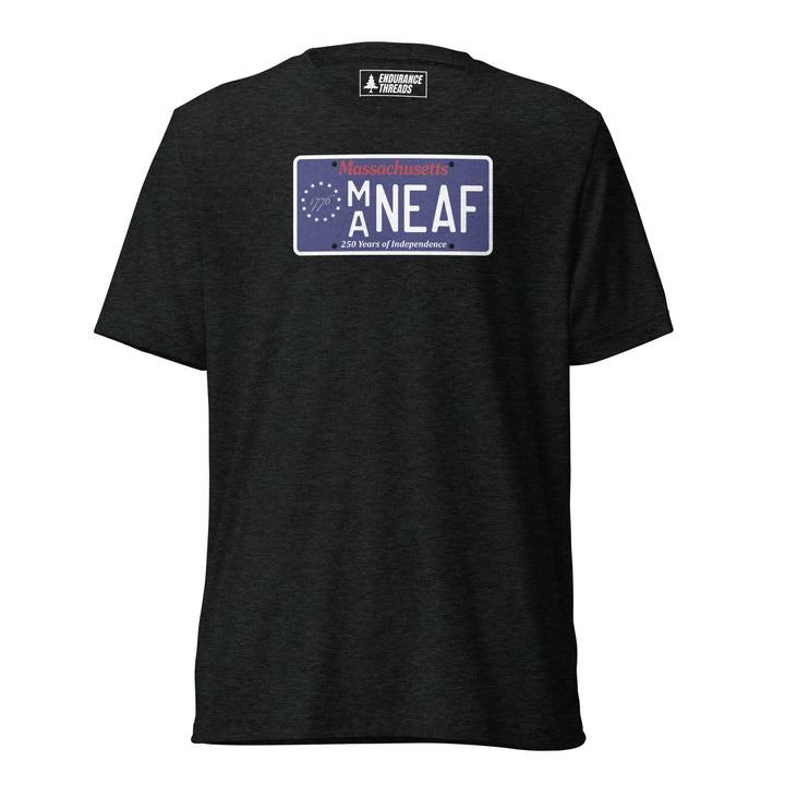 NEAF MA 1776 License Plate Tri - Blend Tee - Unisex - Endurance Threads