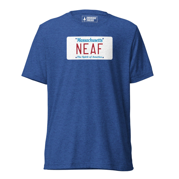 NEAF MA License Plate Tri - Blend Tee - Unisex - Endurance Threads