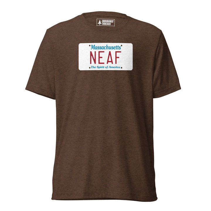 NEAF MA License Plate Tri - Blend Tee - Unisex - Endurance Threads