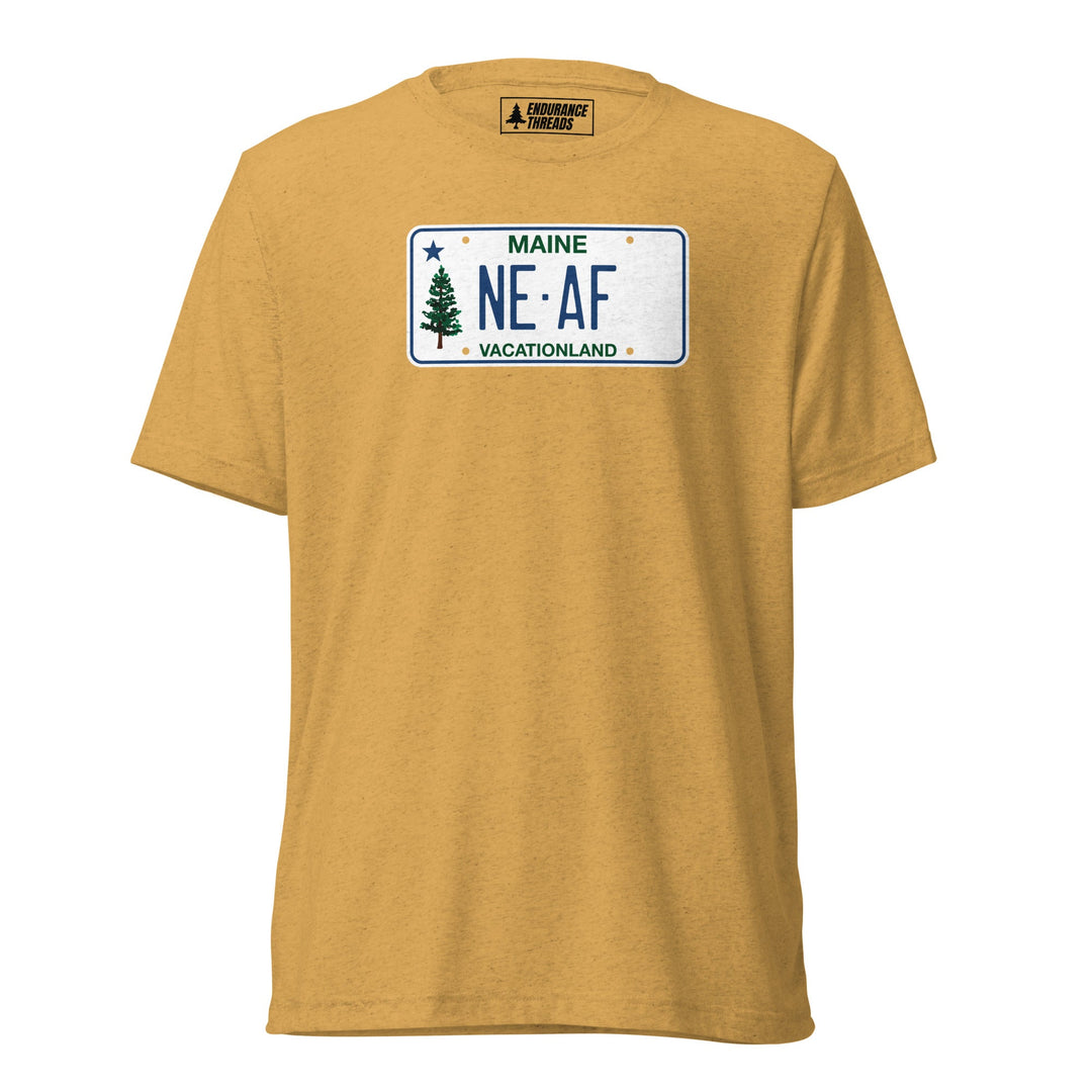 NEAF ME License Plate Tri - Blend Tee - Unisex - Endurance Threads