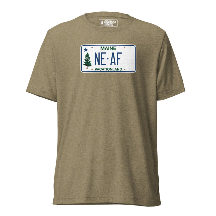 NEAF ME License Plate Tri - Blend Tee - Unisex - Endurance Threads