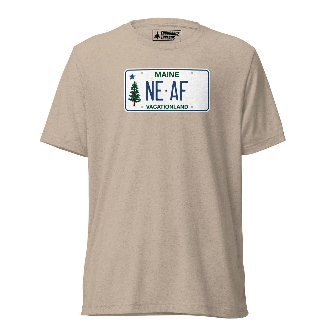 NEAF ME License Plate Tri - Blend Tee - Unisex - Endurance Threads