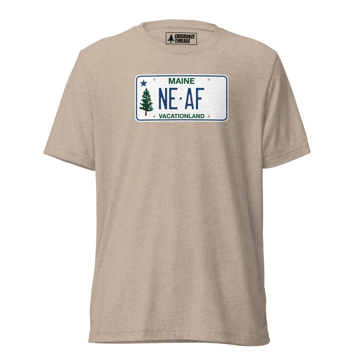 NEAF ME License Plate Tri - Blend Tee - Unisex - Endurance Threads