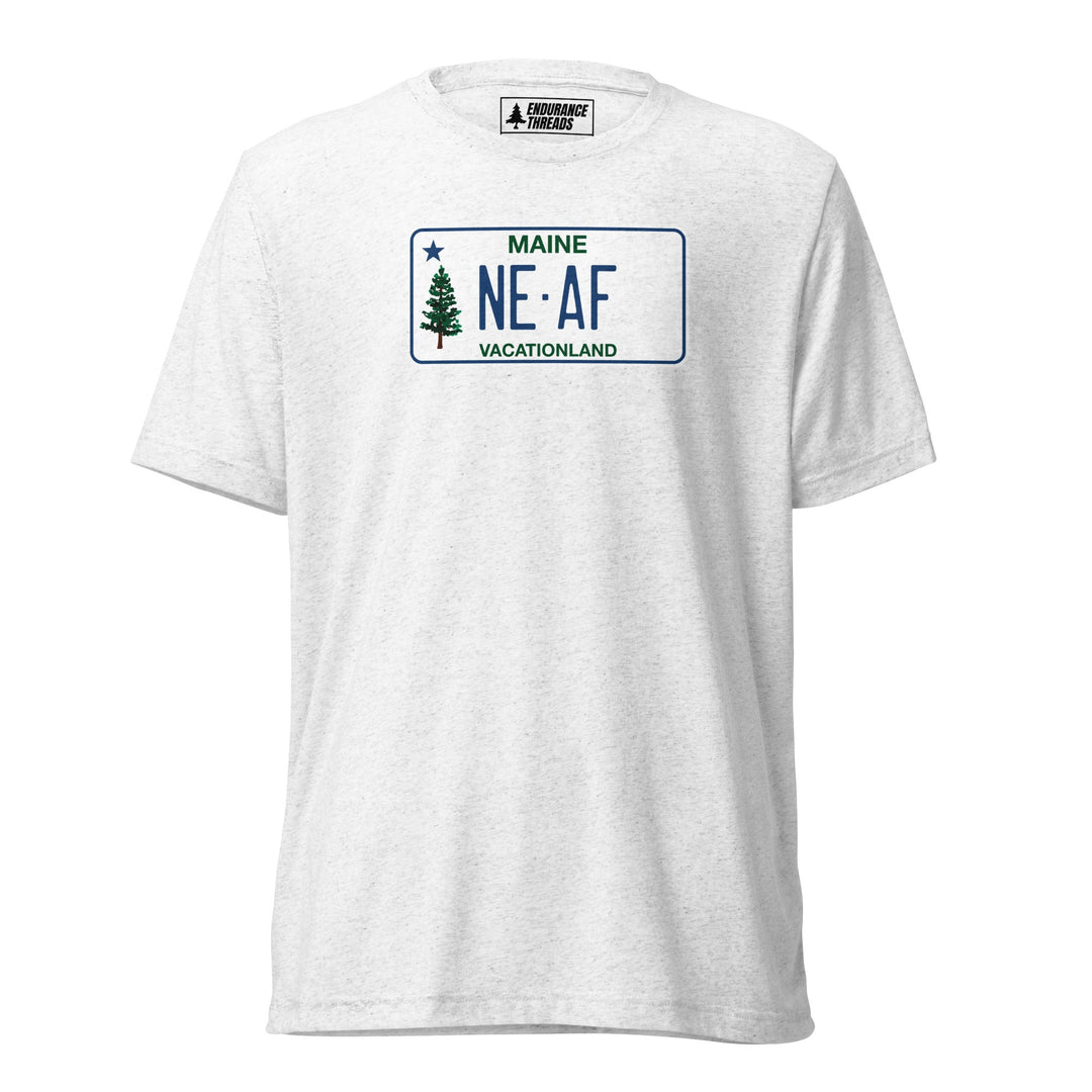 NEAF ME License Plate Tri - Blend Tee - Unisex - Endurance Threads