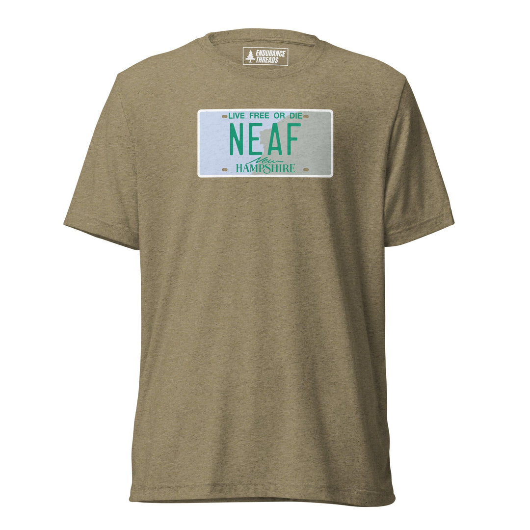 NEAF NH License Plate Tri - Blend Tee - Unisex - Endurance Threads