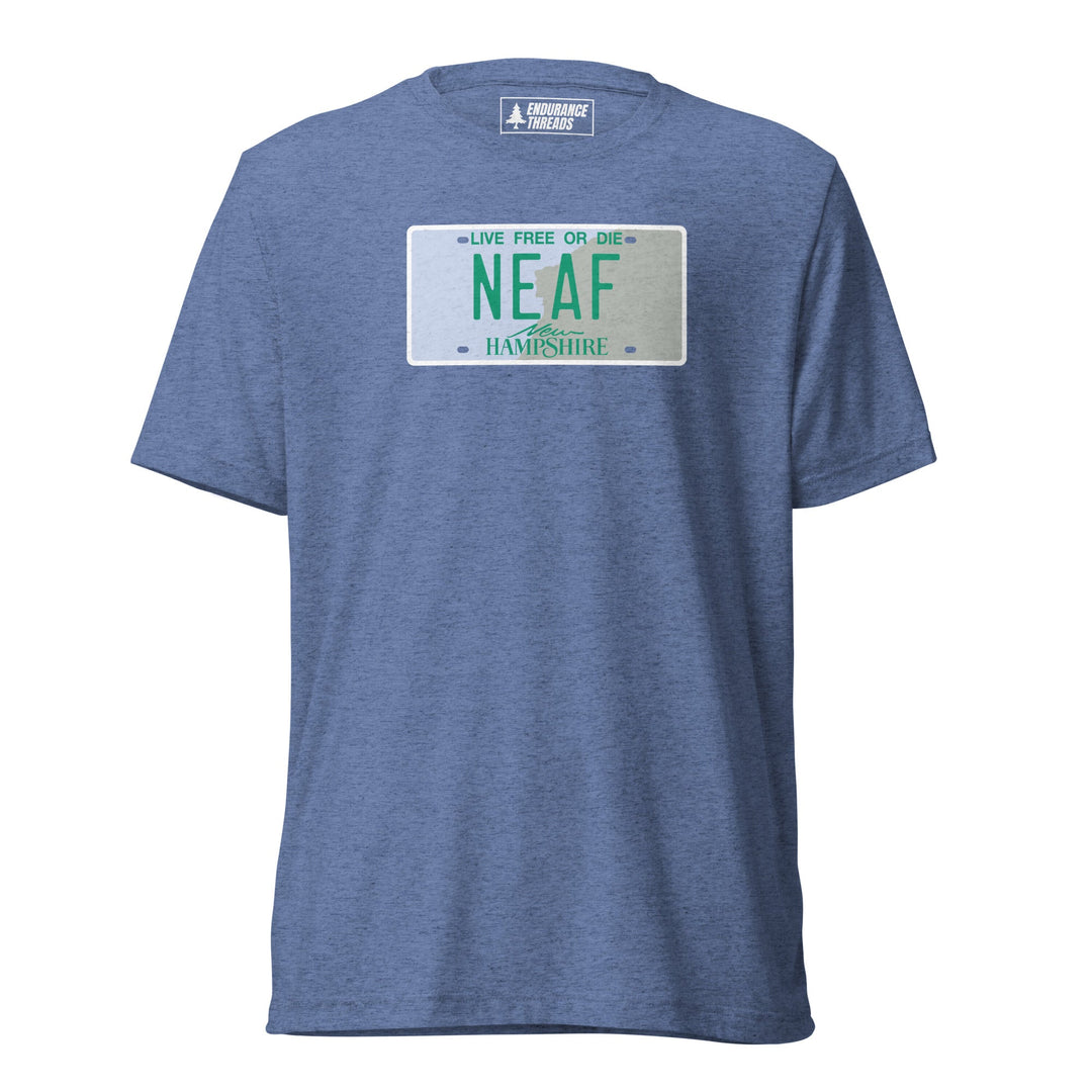 NEAF NH License Plate Tri - Blend Tee - Unisex - Endurance Threads