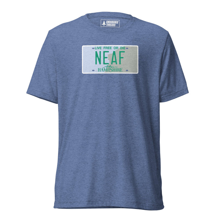 NEAF NH License Plate Tri - Blend Tee - Unisex - Endurance Threads