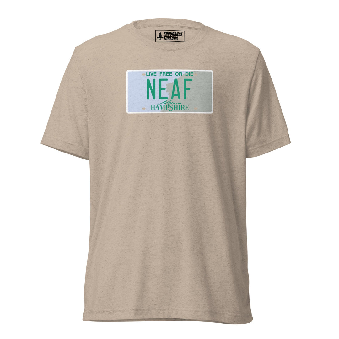 NEAF NH License Plate Tri - Blend Tee - Unisex - Endurance Threads