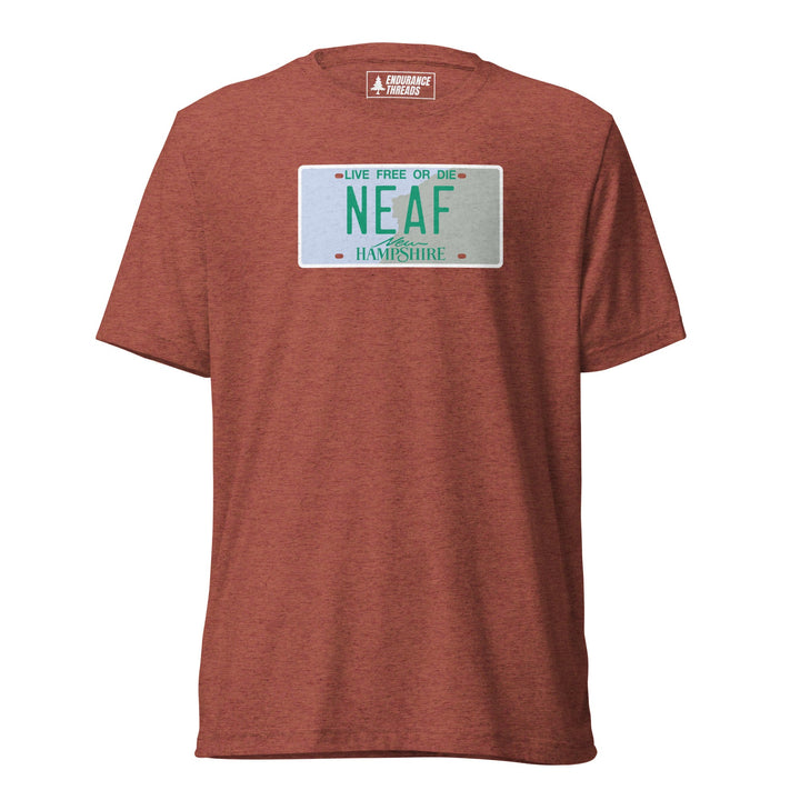 NEAF NH License Plate Tri - Blend Tee - Unisex - Endurance Threads