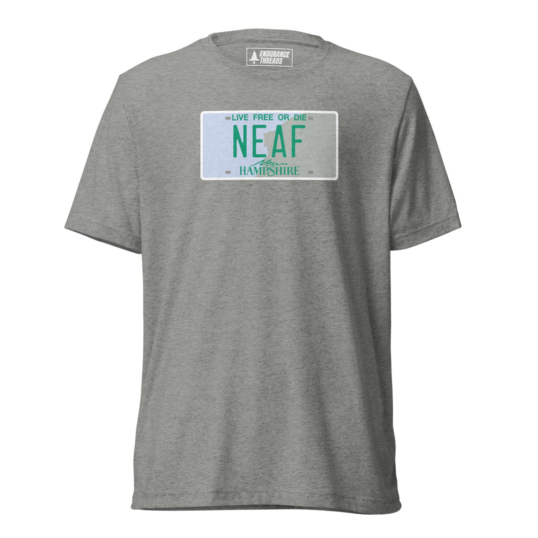 NEAF NH License Plate Tri - Blend Tee - Unisex - Endurance Threads