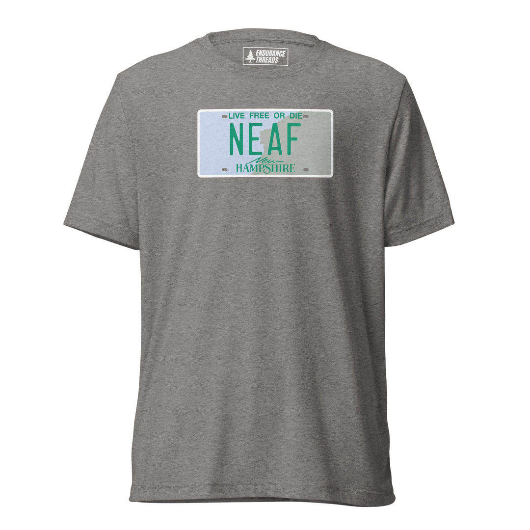 NEAF NH License Plate Tri - Blend Tee - Unisex - Endurance Threads