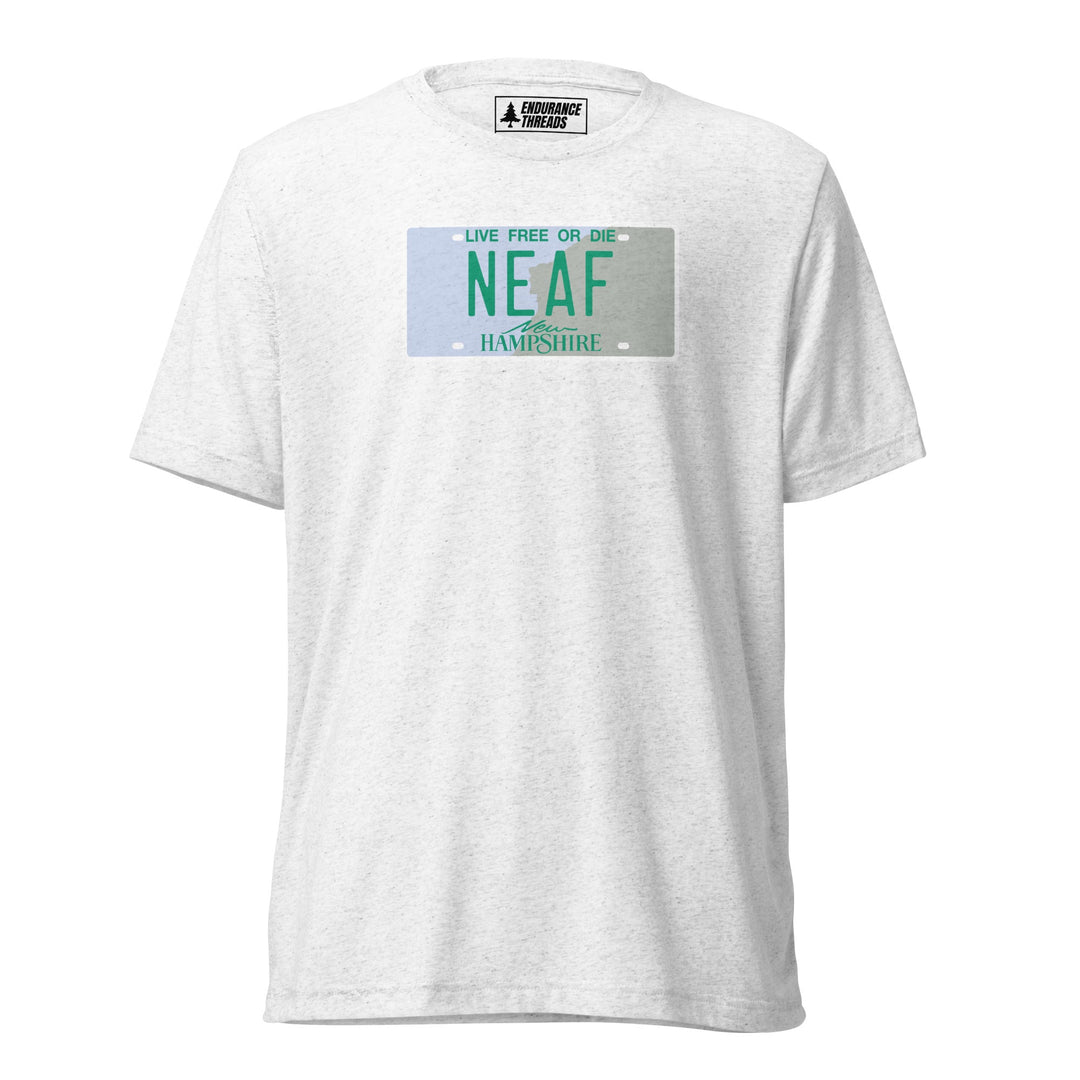 NEAF NH License Plate Tri - Blend Tee - Unisex - Endurance Threads