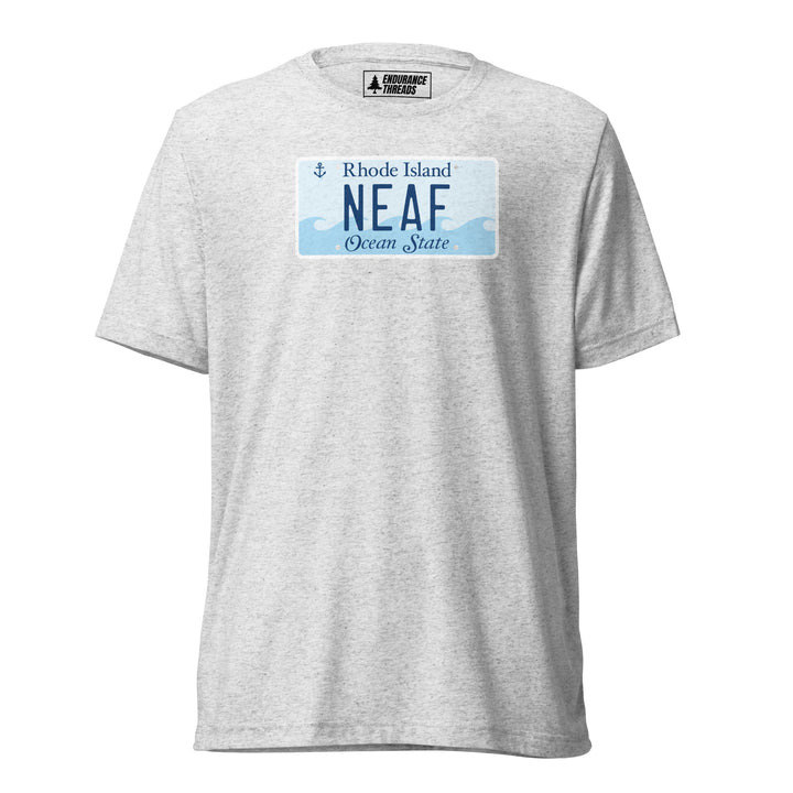 NEAF RI License Plate Tri - Blend Tee - Unisex - Endurance Threads