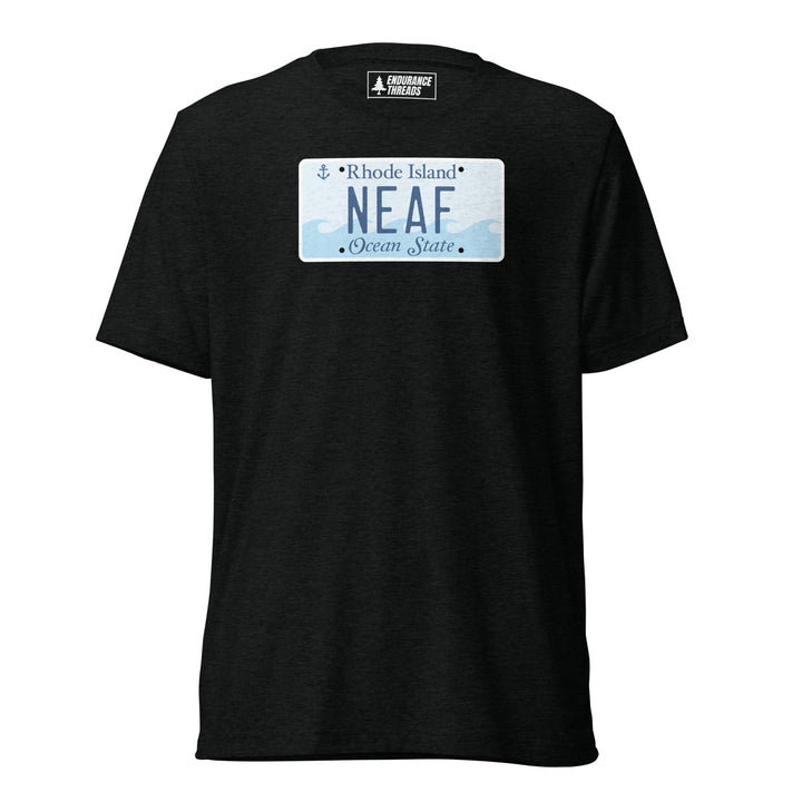 NEAF RI License Plate Tri - Blend Tee - Unisex - Endurance Threads