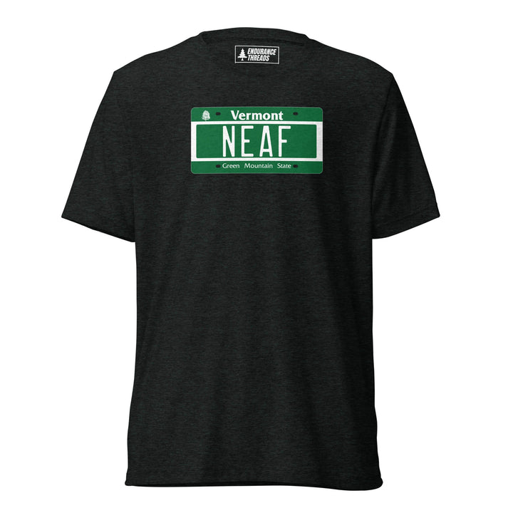 NEAF VT License Plate Tri - Blend Tee - Unisex - Endurance Threads