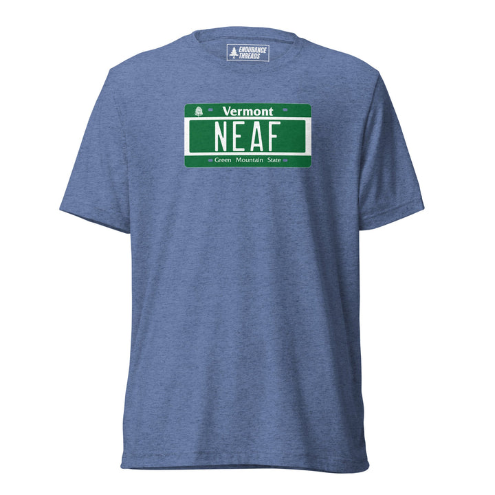 NEAF VT License Plate Tri - Blend Tee - Unisex - Endurance Threads