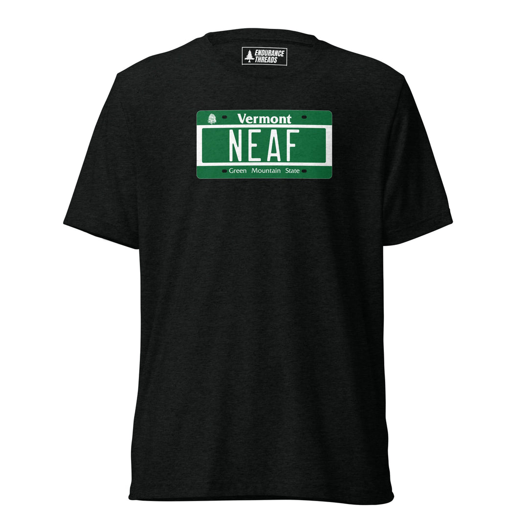 NEAF VT License Plate Tri - Blend Tee - Unisex - Endurance Threads