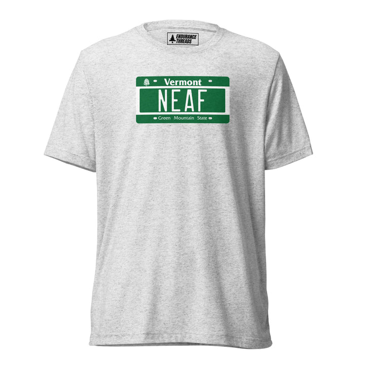 NEAF VT License Plate Tri - Blend Tee - Unisex - Endurance Threads