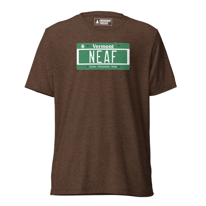 NEAF VT License Plate Tri - Blend Tee - Unisex - Endurance Threads