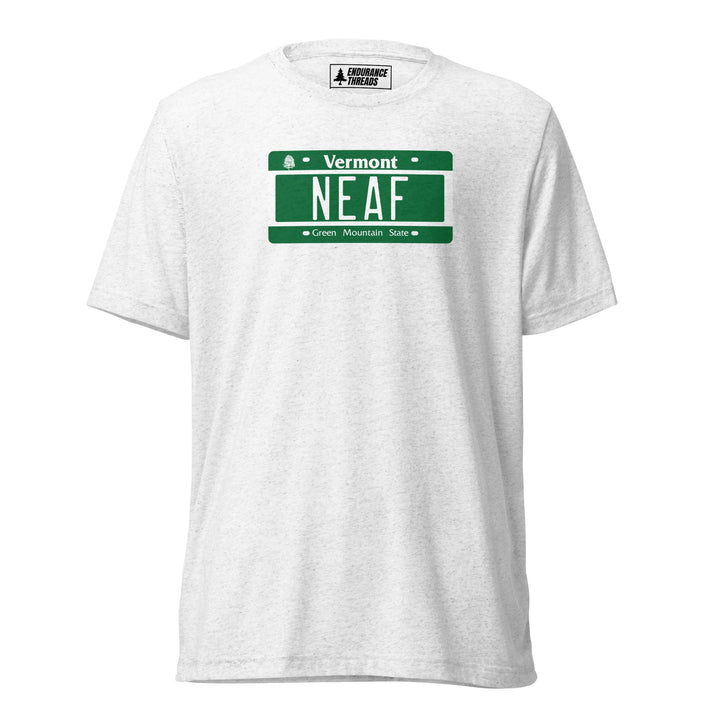 NEAF VT License Plate Tri - Blend Tee - Unisex - Endurance Threads
