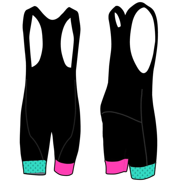 Women's HLT Fragment SLK Bib Shorts - Super Fruity (Pre - Order) - Endurance Threads