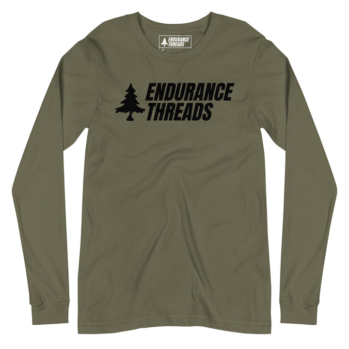 ETNE Wordmark Blk Logo LS Tee - Unisex - Endurance Threads