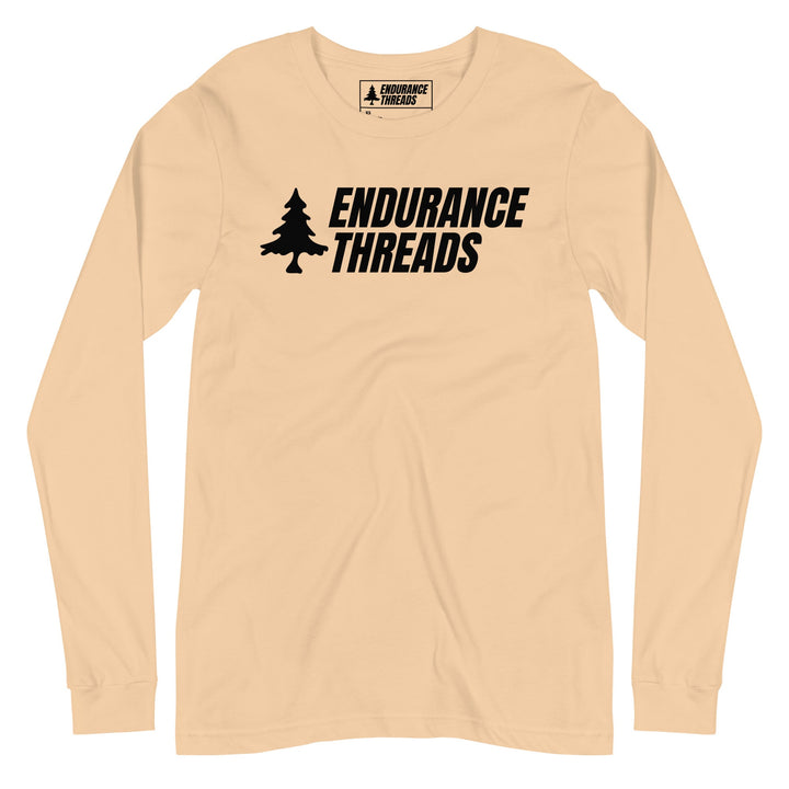 ETNE Wordmark Blk Logo LS Tee - Unisex - Endurance Threads