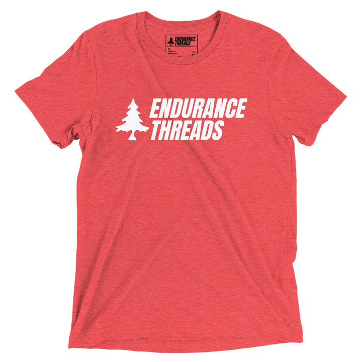 ETNE Wordmark Wht Logo Tri-Blend Tee - Unisex - Endurance Threads