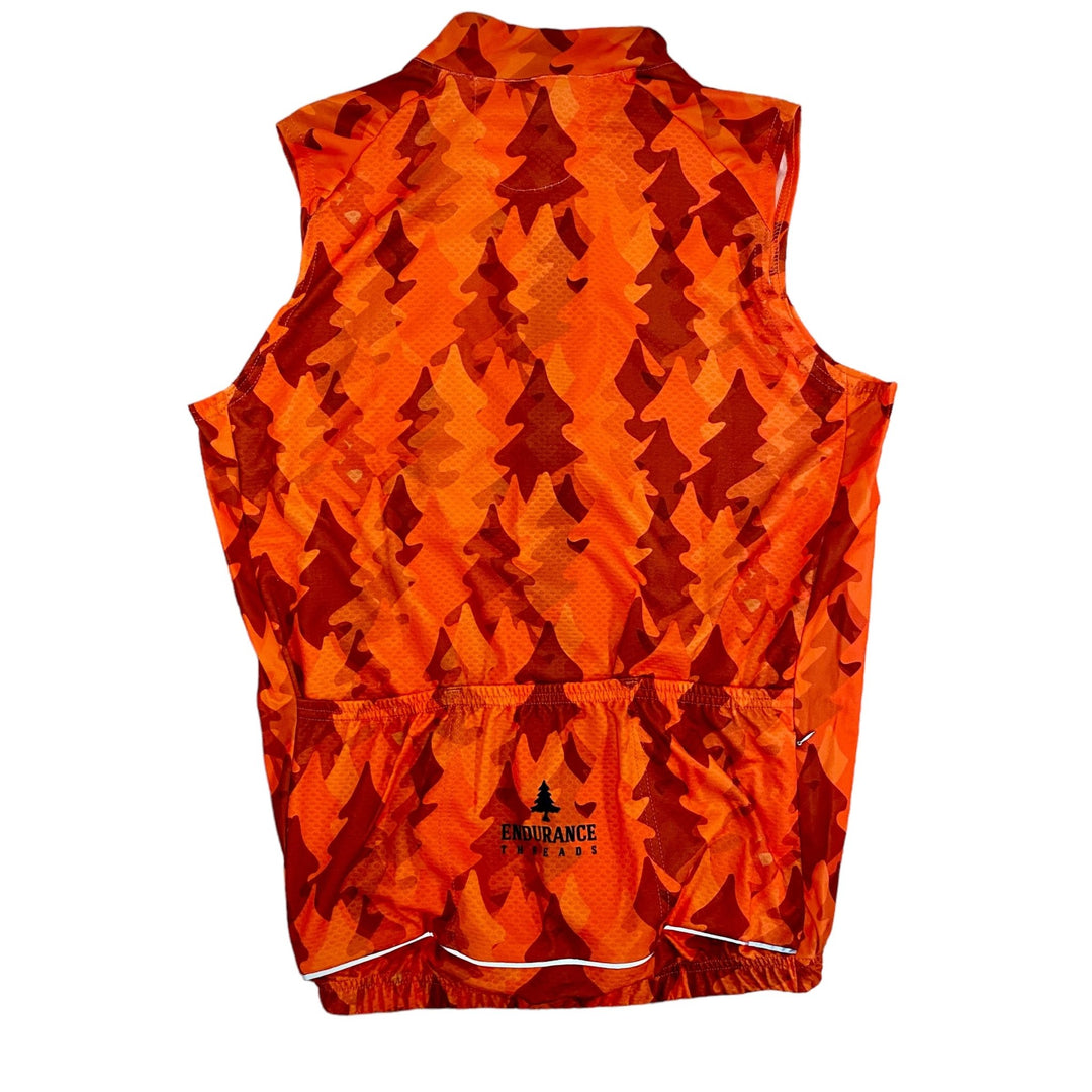 HLT Camo Wind Vest - Orange - Endurance Threads