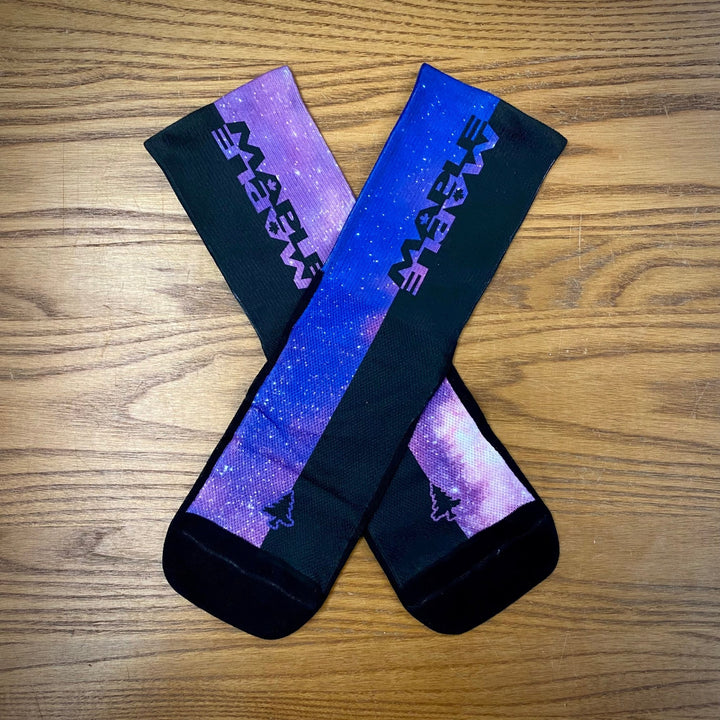 Maple Flip SUB6 6" Socks - Intergalactic - Endurance Threads