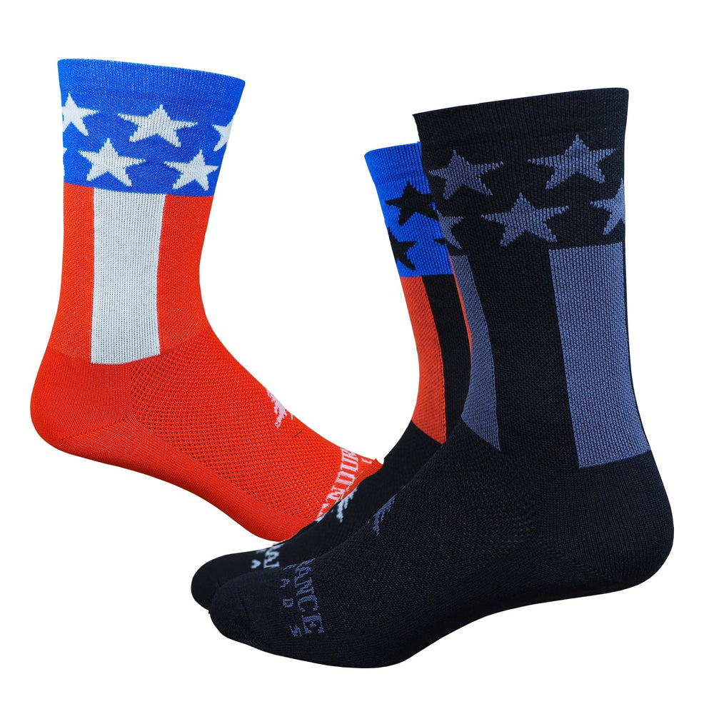 Merica 6" Race Sock - Endurance Threads