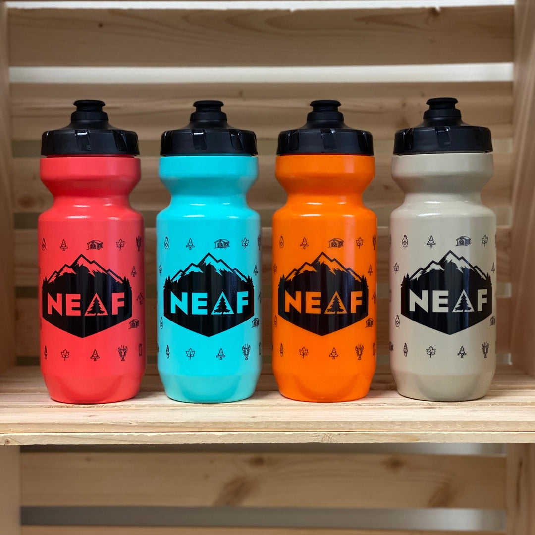 NEAF 22oz Purist Water Bottle Black Caps - Endurance Threads